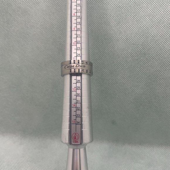 Carpe Diem Sundial Ring Silver Finish Size 12 - Aquitaine - Jewelry - Picture 8 of 8